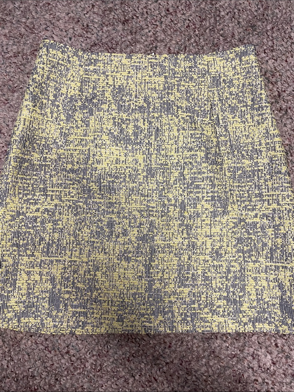 Judith & Charles tweed Yellow and Gray Women's Skirt- like new